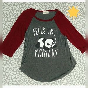 Raglan Tee from enough about me...